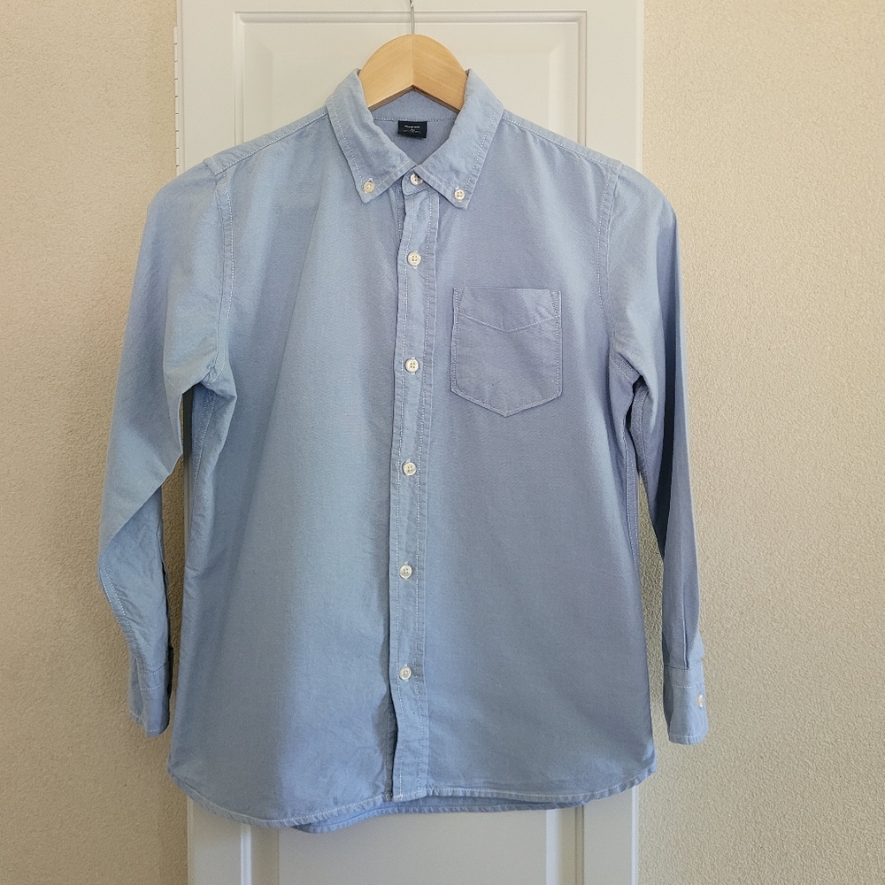 Gap Kids Chambray Button Down Shirt size Large (10)